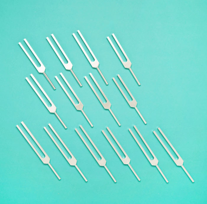 Tuning forks - unweighted